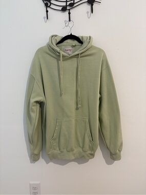 Comfortex USA Sage Green Heavyweight Pullover Hoodie
